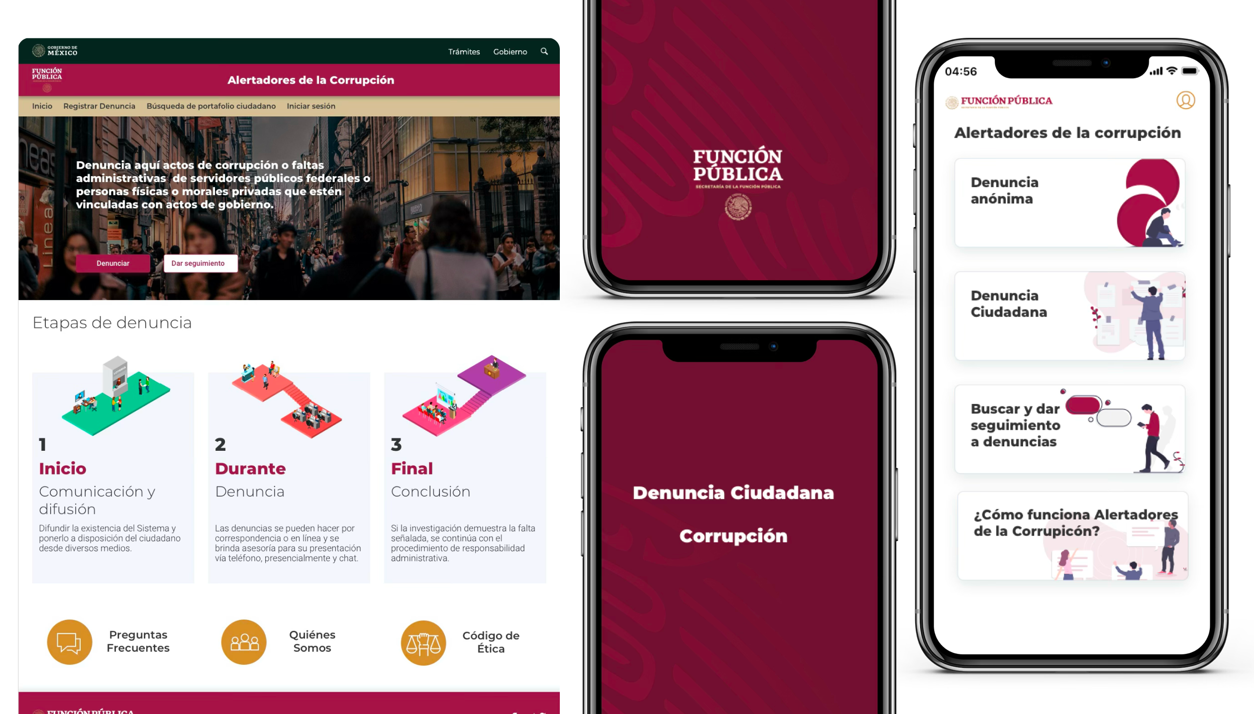 Publik — one app and two websites connected by reusable components